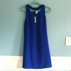COPY - Skies Are Blue Royal Blue Shift Dress